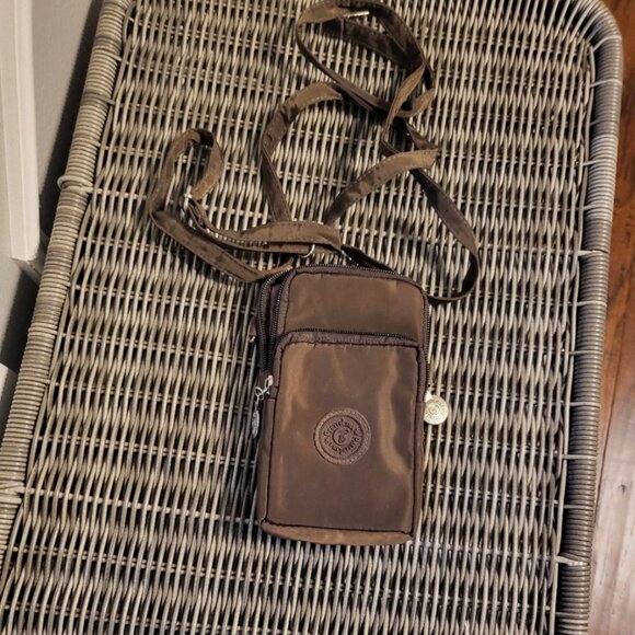 Pretty Lina Mini Crossbody Wallet Phone Bag Pouch Fits Large Phones Brown - Picture 4 of 12